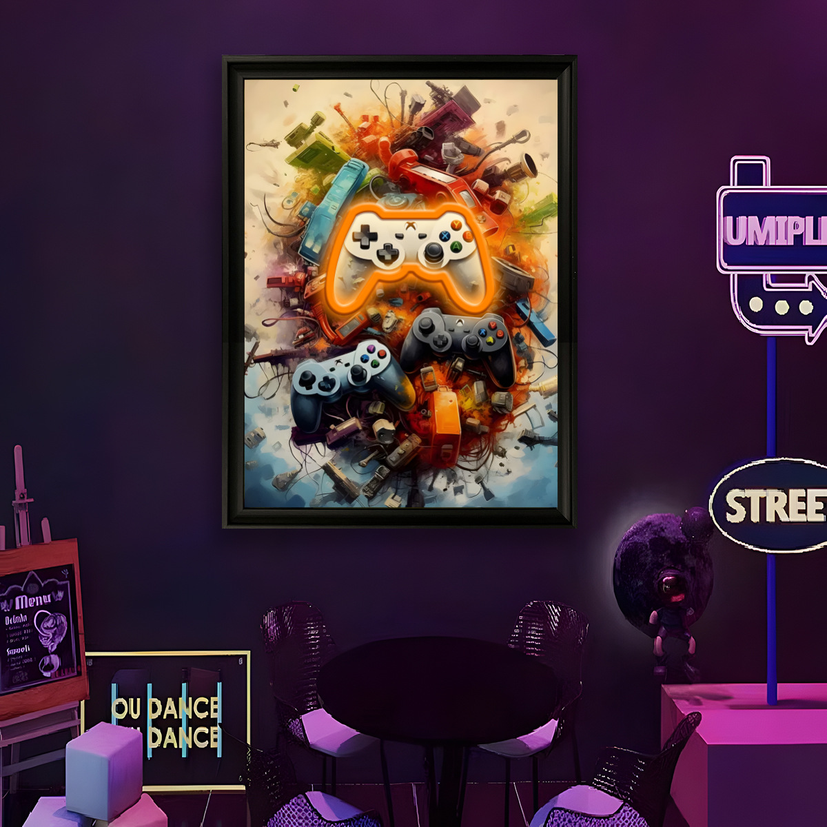 Led Lighting Wall Decor - Lampu Neon LED Bertenaga USB Poster