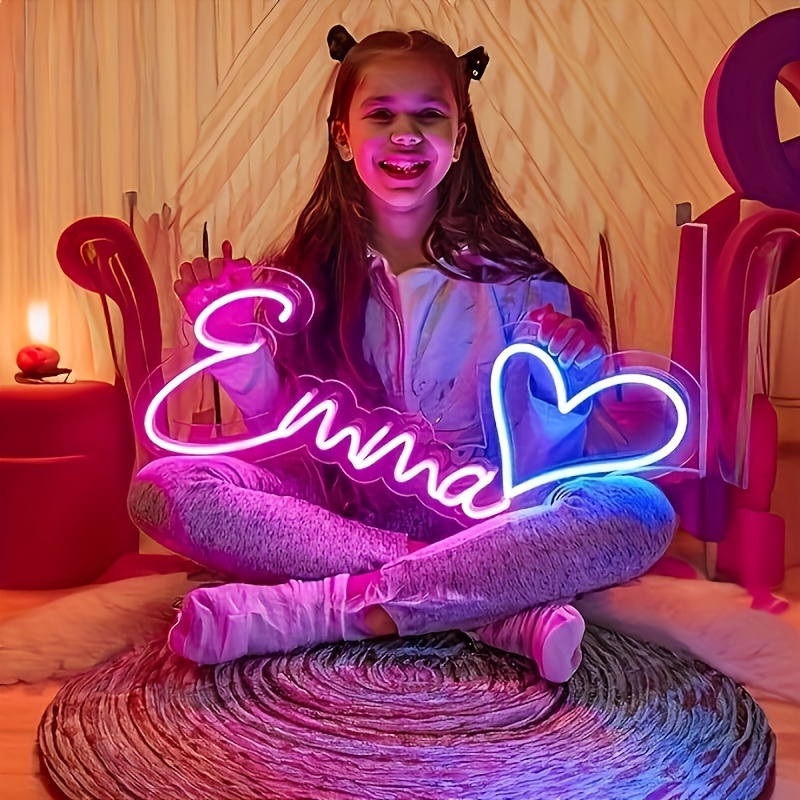 Wedding Lighting And Decor - Tanda Dinding LED Neon Kustom dengan