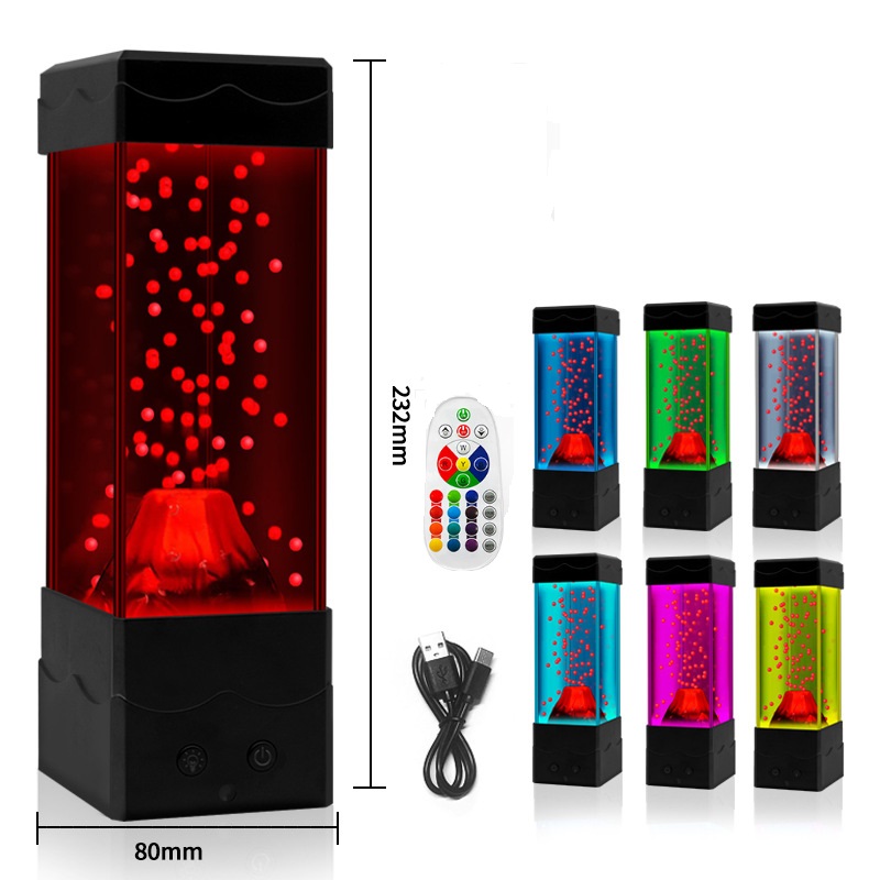 Lava Lamp Desktop - Lampu dekorasi rumah Lava LED, lampu