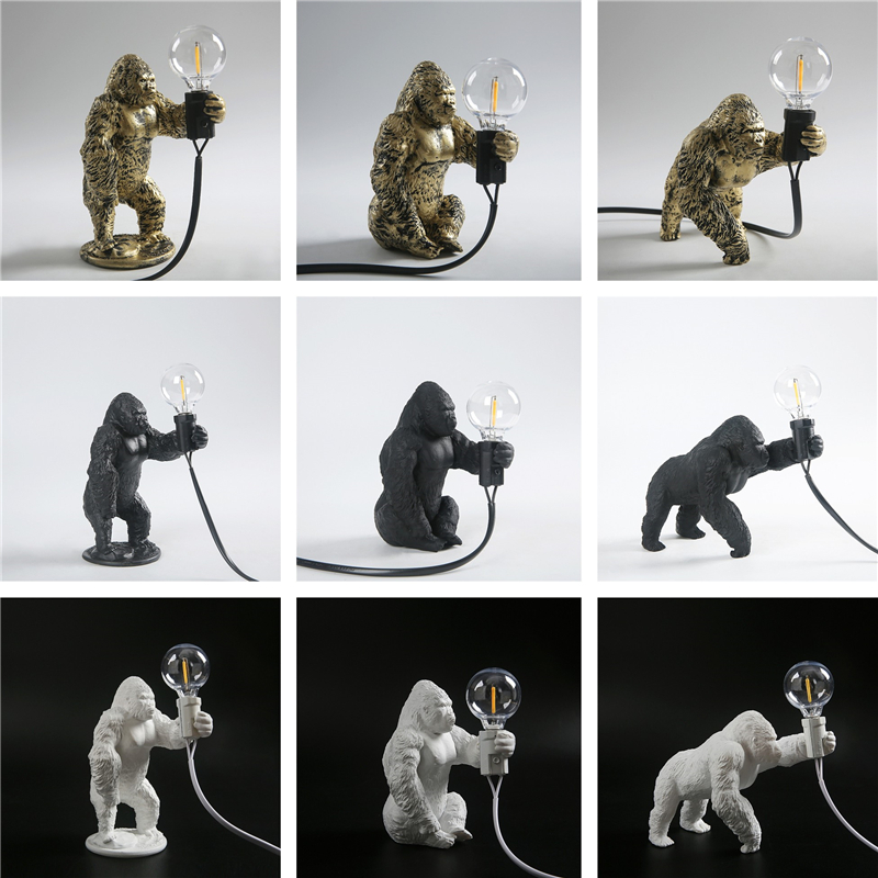 Lava Lamp Desktop - Lampu malam Resin King Kong Nordic