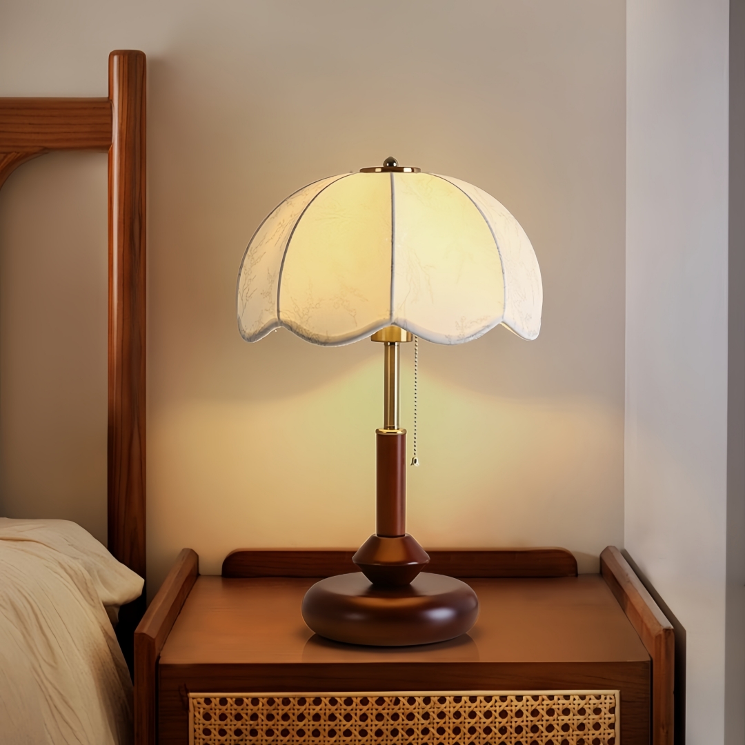Led Lighting Decor - Lampu Meja Vintage Berbentuk Kubah dengan
