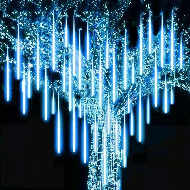 Outdoor Lighting Wedding Decor - Lampu setrip LED 8 tabung hujan