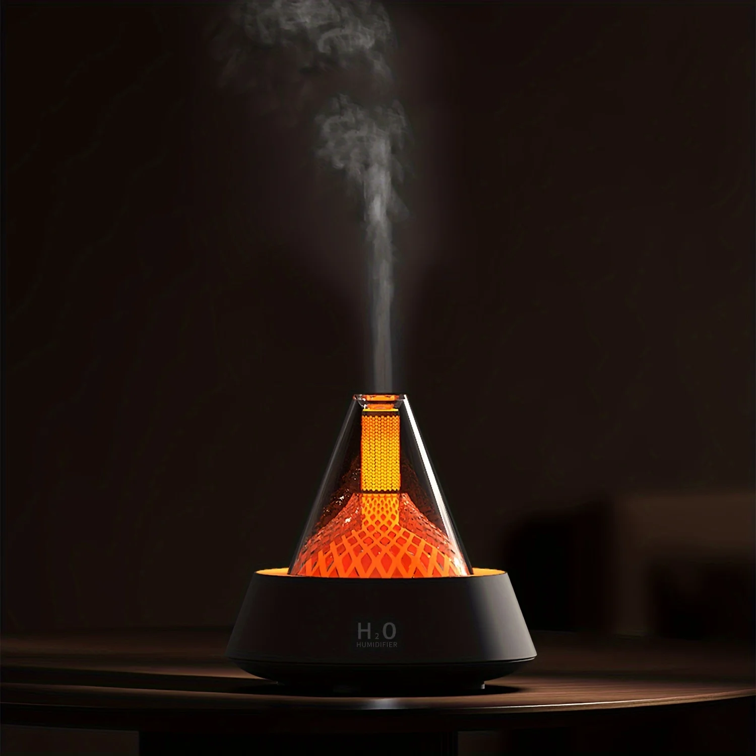 Lava Lamp Desktop - Pengharum Udara Mini Meja Volcano Humidifier