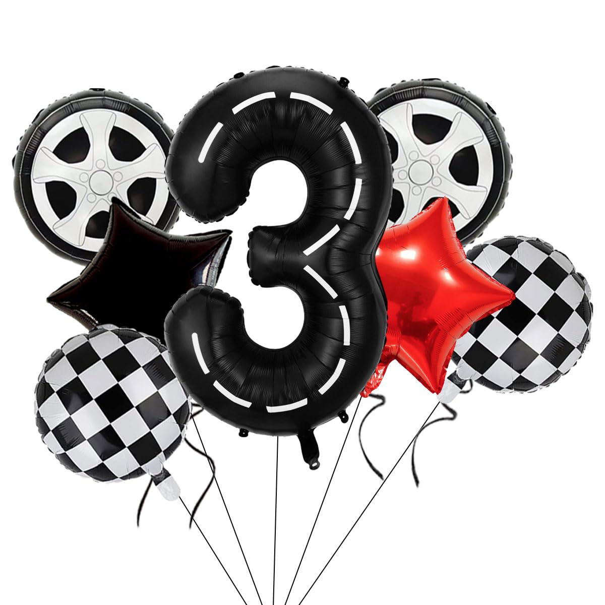 Lighting Mcqueen Decor - Balon ulang tahun mobil balap dekorasi