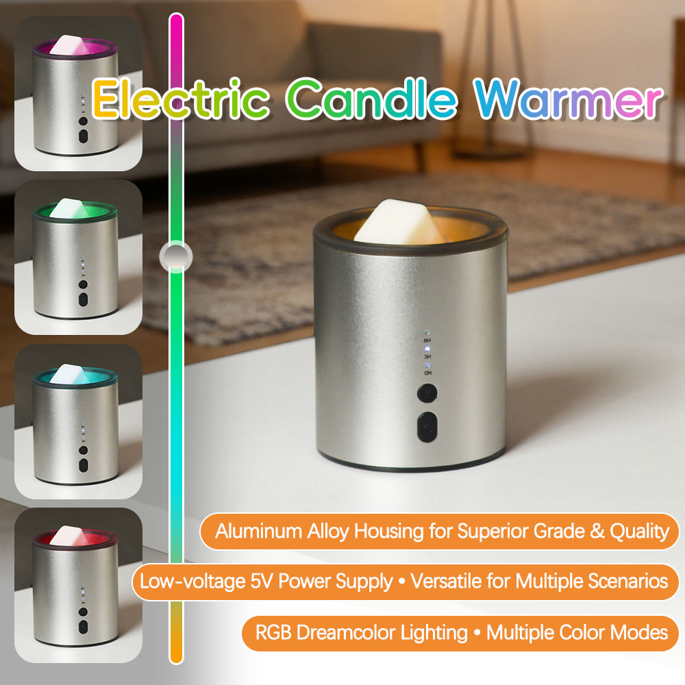 Wax Melter Electric - Pemanas Lilin Logam untuk Aromaterapi Lilin