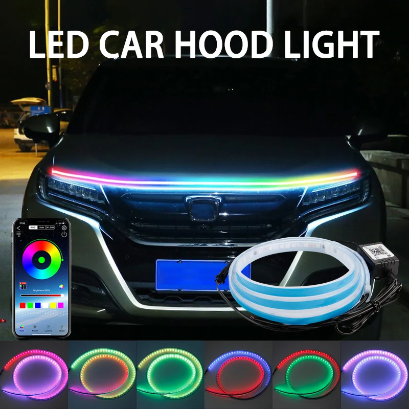 Lighting Bolt Decor - 120/150/180Cm Lampu Hias Kap Mobil Aplikasi