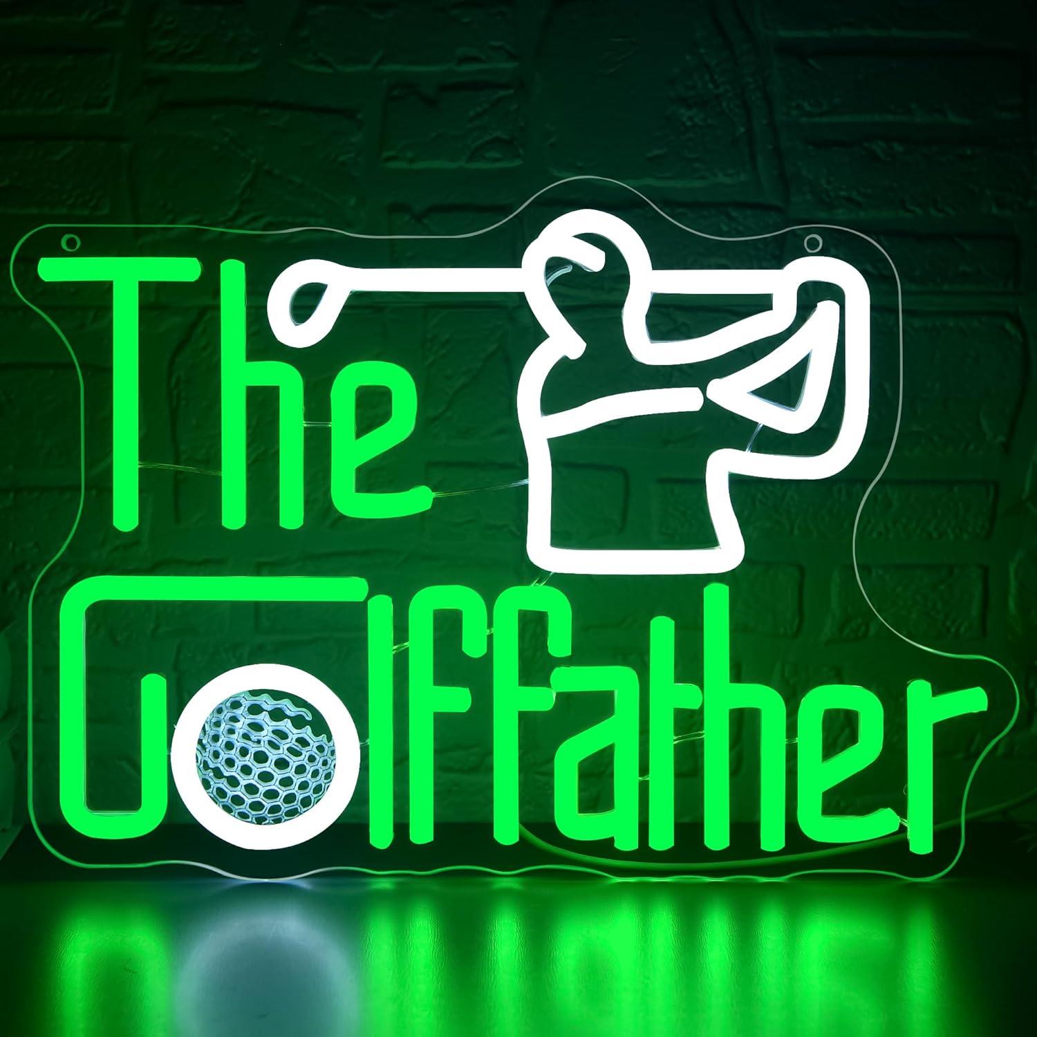 Led Lighting Wall Decor - Lampu Neon LED USB Dimmable Golf