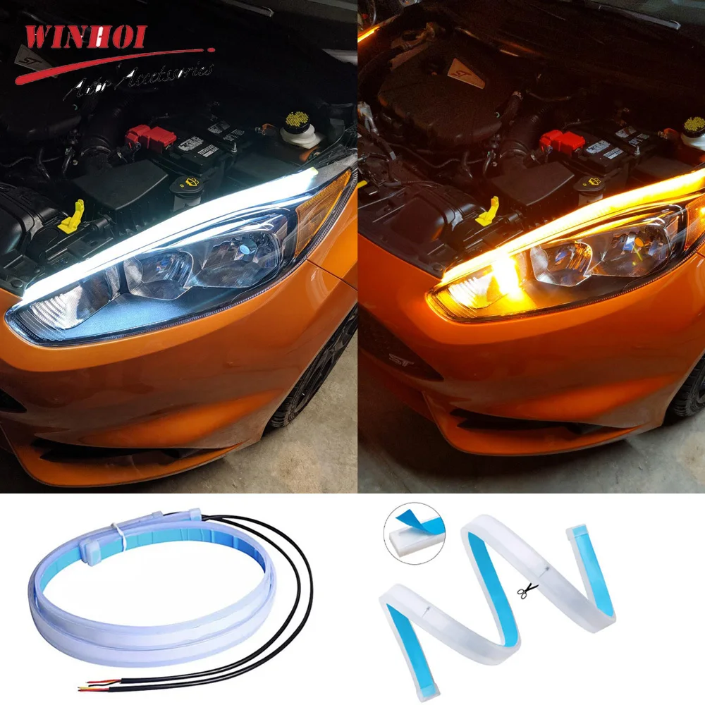 Lighting Bolt Decor - Lampu LED mobil, 2 buah lampu