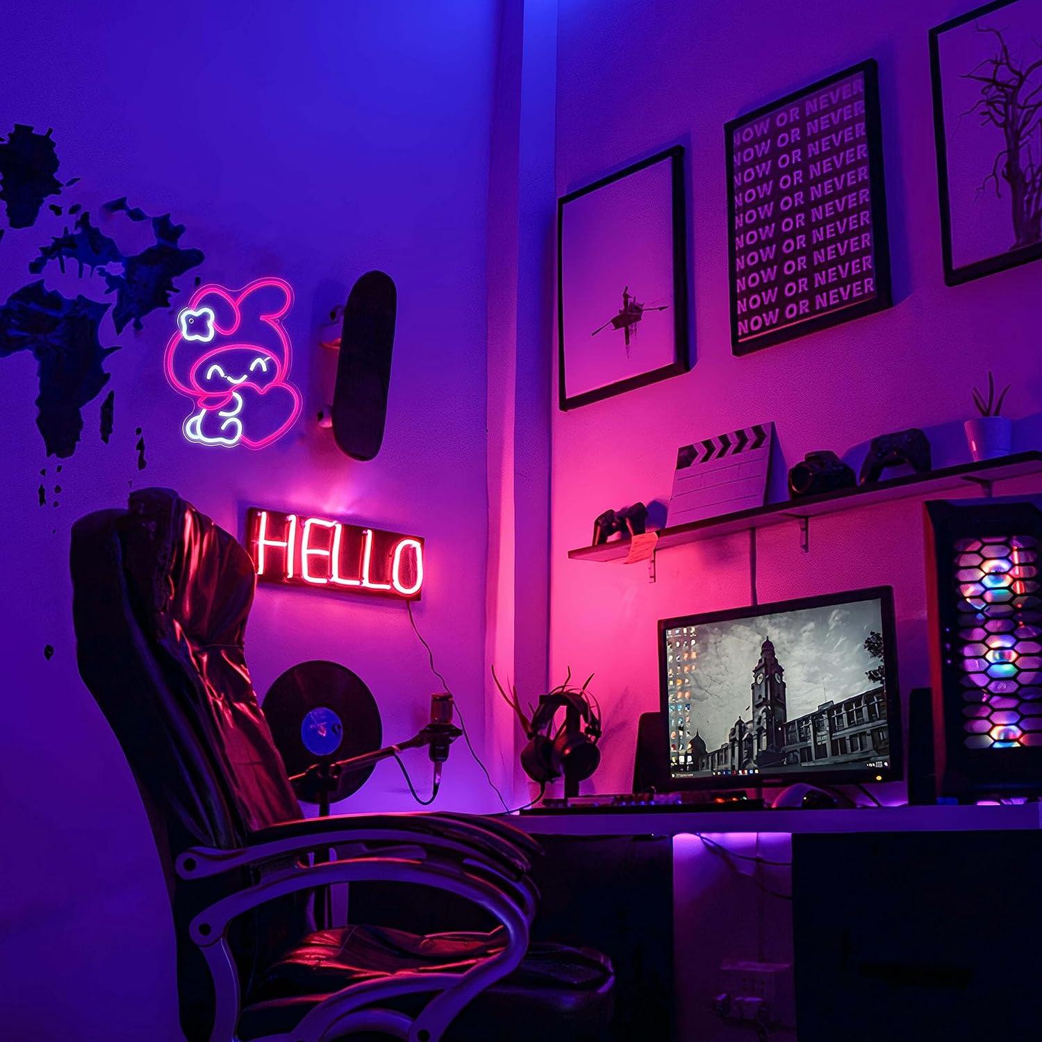 Lampu Neon Anime LED Jepang un - Led Lighting Wall Decor ulasan dan harga