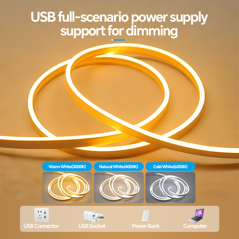 Lampu Strip LED USB Silikon Fl - Lighting Bolt Decor ulasan dan harga