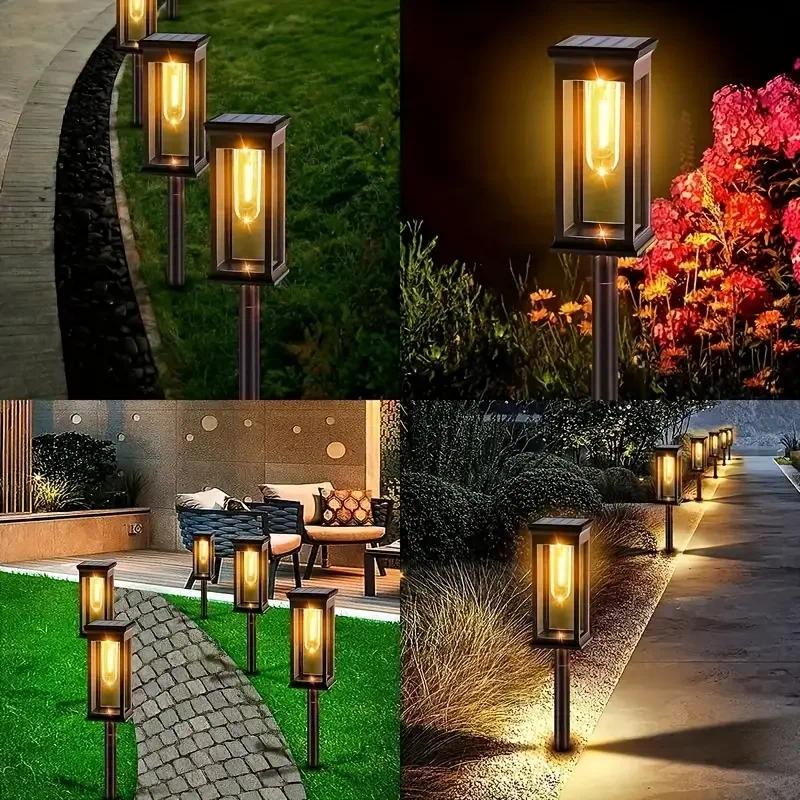 4Pcs Lampu Jalan Tenaga Surya  - Outdoor Lighting Wedding Decor ulasan dan harga