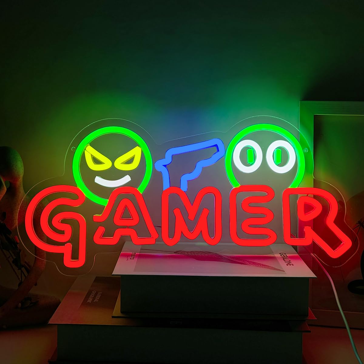 Lampu Dinding LED Neon Sign Ga - Wedding Lighting And Decor ulasan dan harga