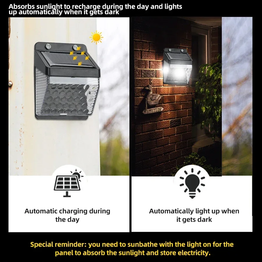 Lampu LED Tenaga Surya Sensor  - Led Lighting Wall Decor ulasan dan harga