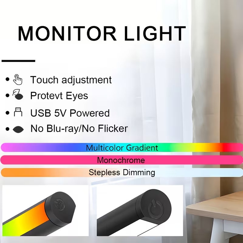 Lampu Monitor LED untuk Layar  - Touch Dimmer Lamp ulasan dan harga
