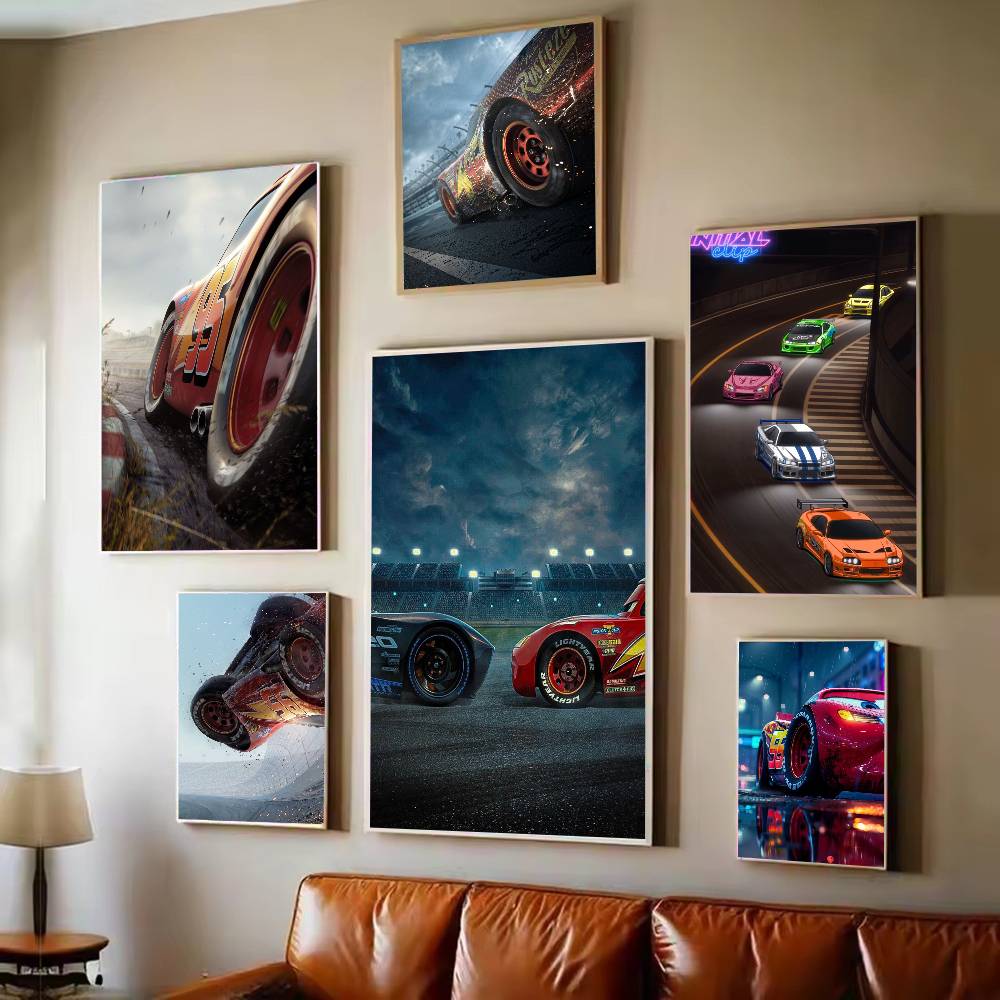 Poster Mobil 3 Film Lightning  - Lighting Mcqueen Decor ulasan dan harga
