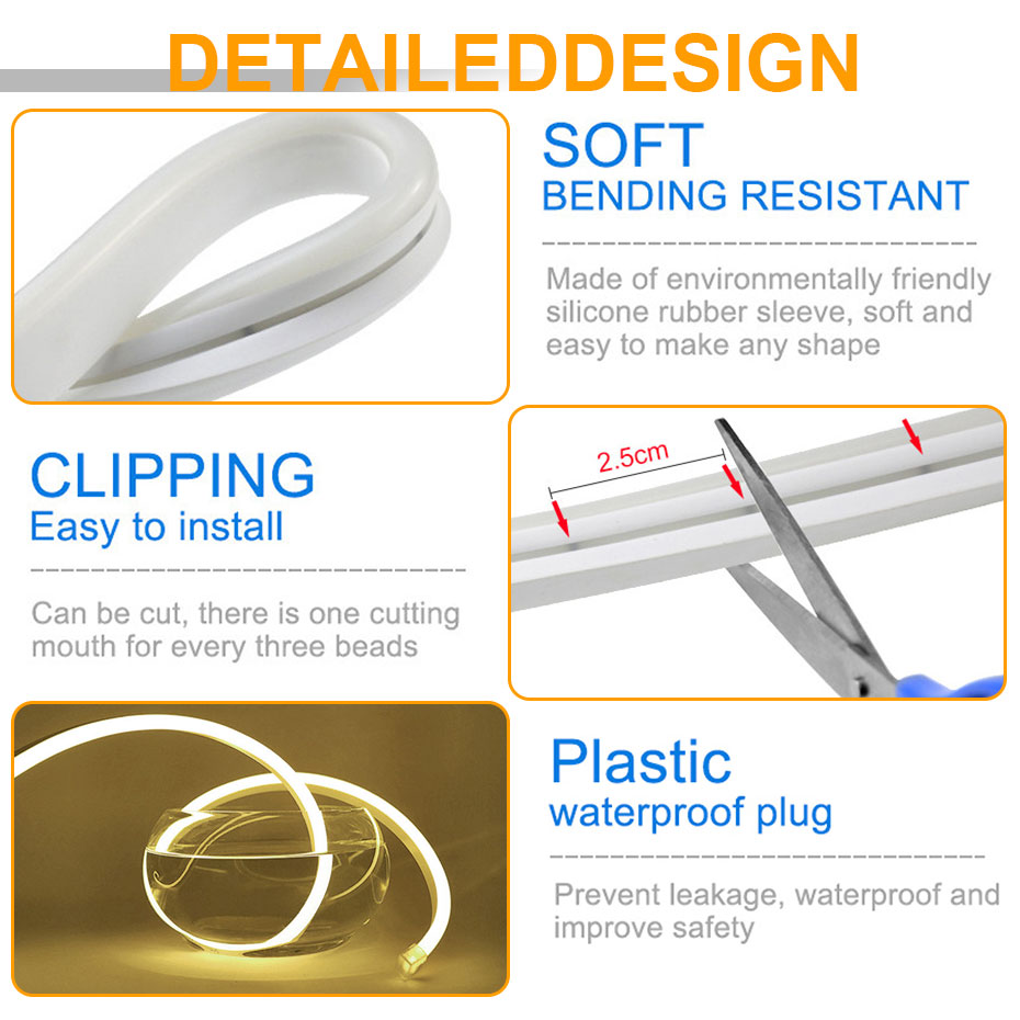 LED Strip Cahaya 2835SMD DC12V - Decor Lighting Hours ulasan dan harga