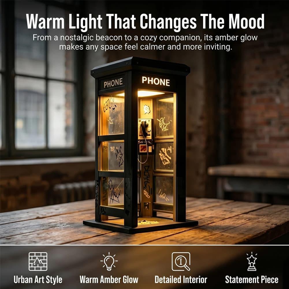 Lampu Meja Telepon Retro Graff - Led Lighting Decor ulasan dan harga