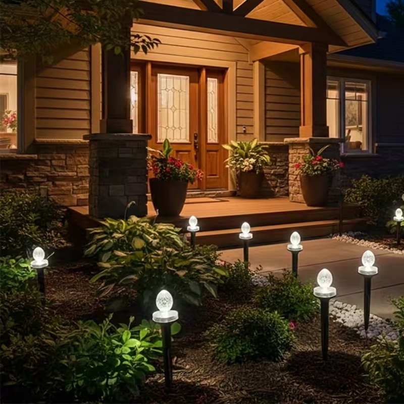 Lampu Taman Tenaga Surya Baru, - Outdoor Lighting Wedding Decor ulasan dan harga