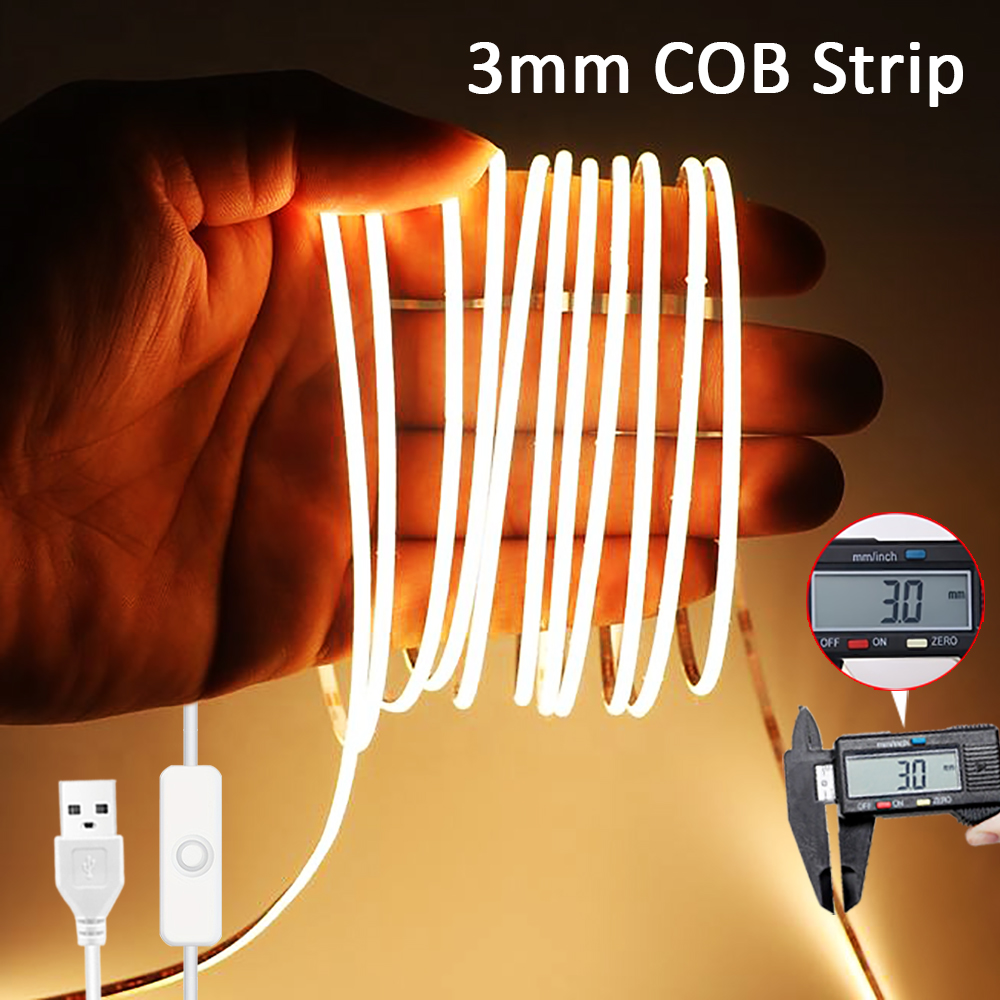 Lampu Strip LED COB Ultra Tipi - Decor Lighting Hours ulasan dan harga