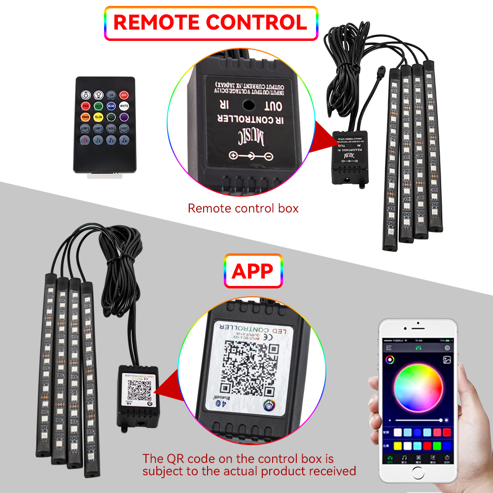 RGB Kit lampu kaki motor LED,  - Lighting Bolt Decor ulasan dan harga