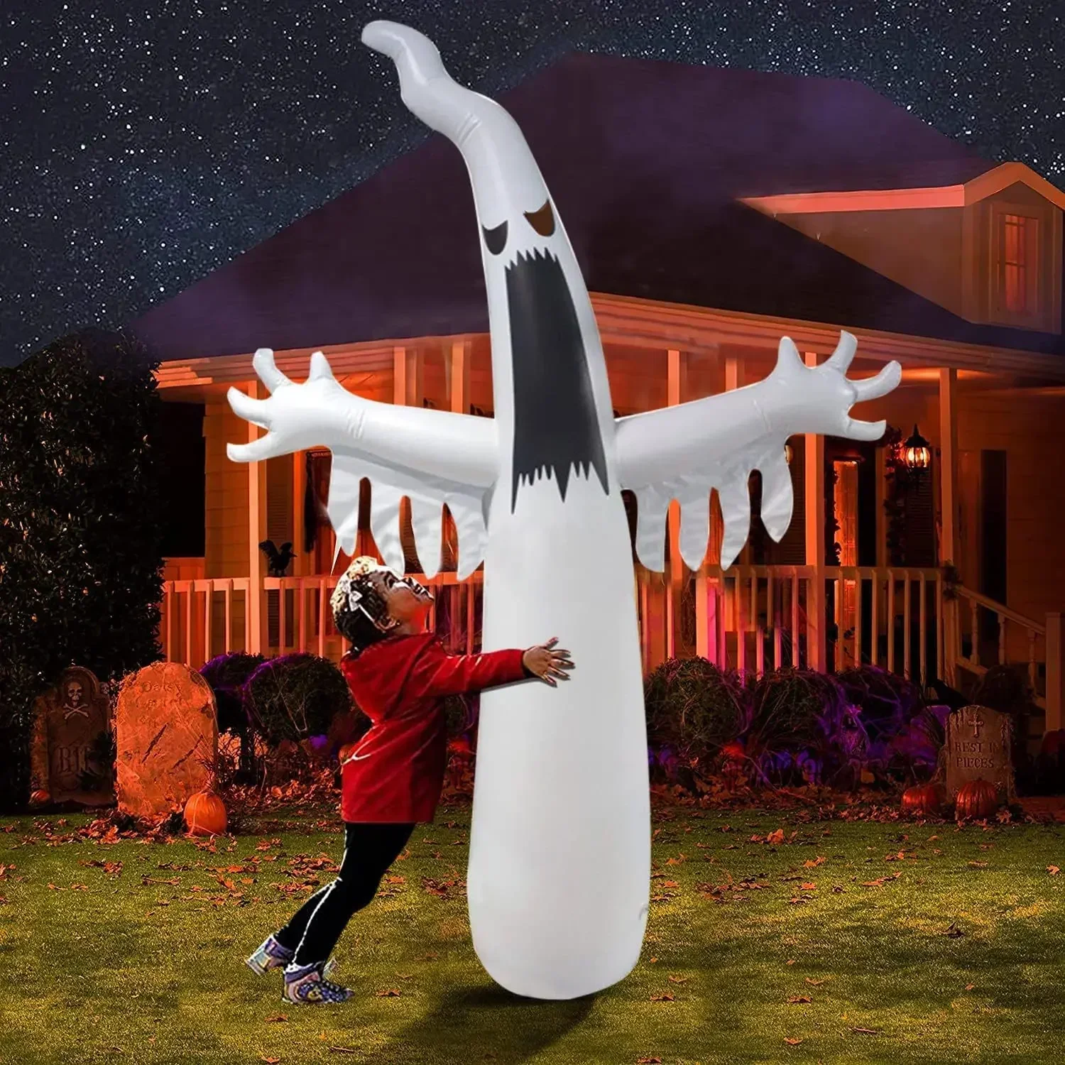 Hantu Menakutkan Tiup Hallowee - Outdoor Lighting Wedding Decor ulasan dan harga