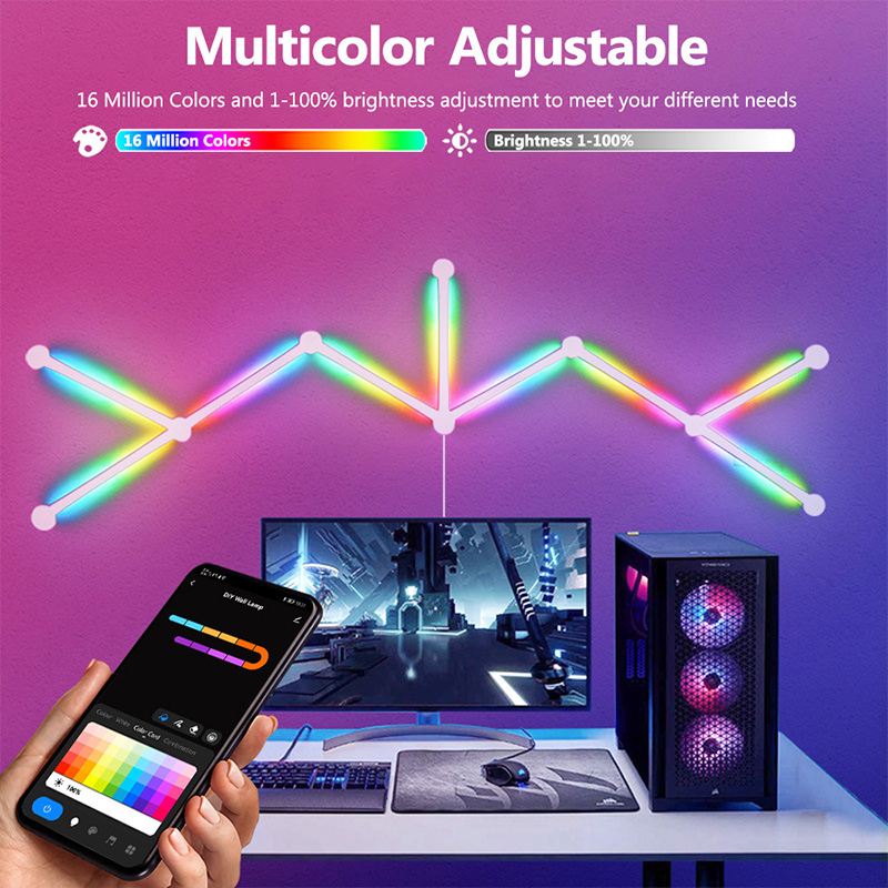 Lampu Dinding RGB Pintar, Lamp - Led Lighting Wall Decor ulasan dan harga