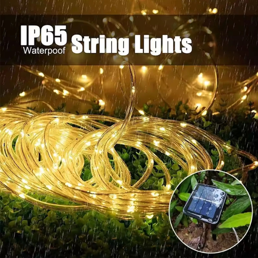 Lampu Tali LED Tenaga Surya un - Outdoor Lighting Wedding Decor ulasan dan harga