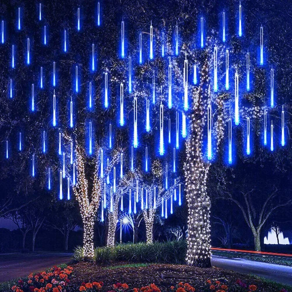 Lampu setrip LED 8 tabung huja - Outdoor Lighting Wedding Decor ulasan dan harga