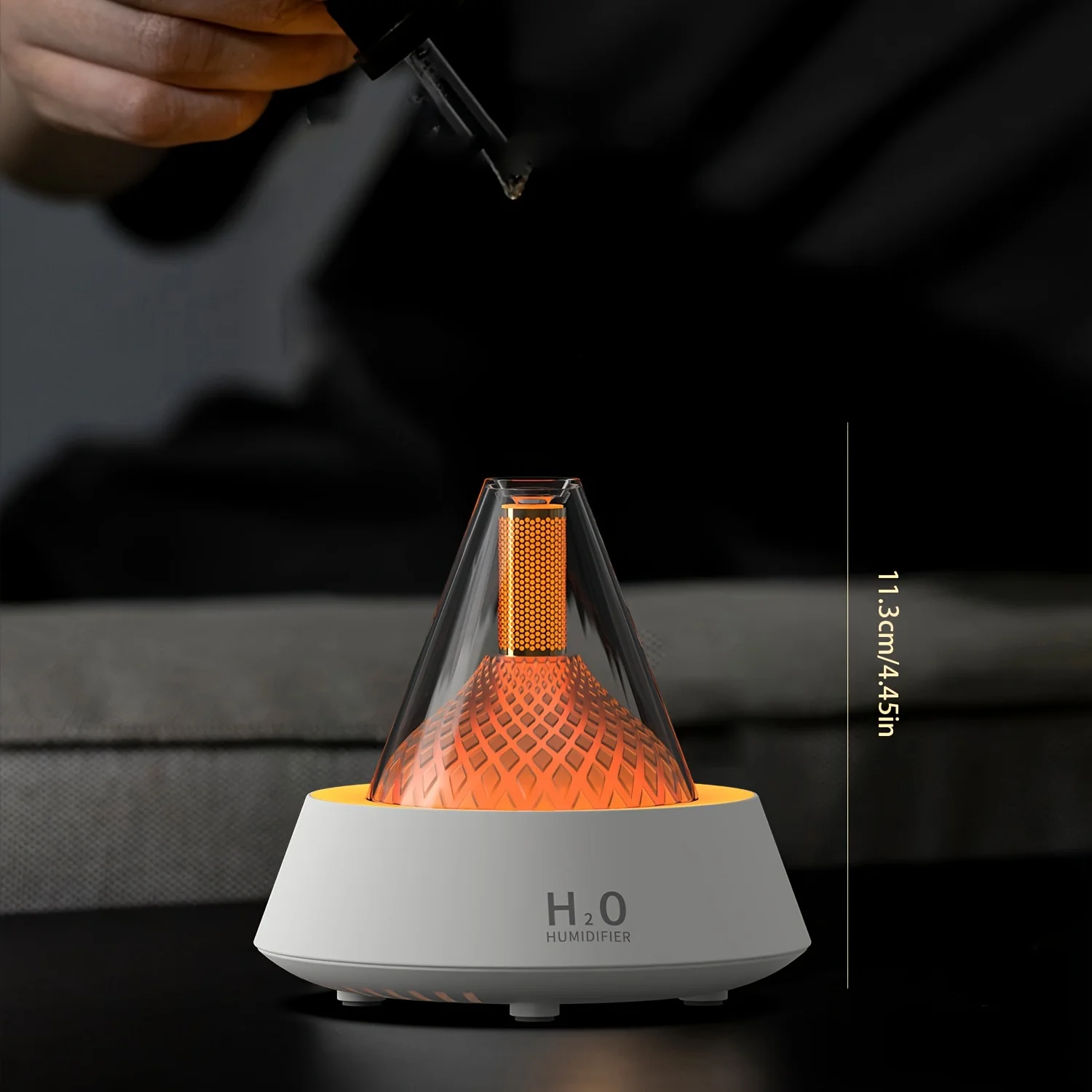 Pengharum Udara Mini Meja Volc - Lava Lamp Desktop ulasan dan harga