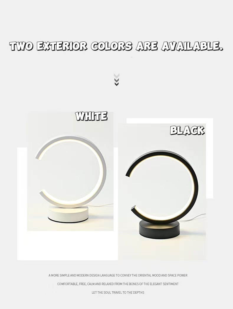 Lampu Meja Cincin Sederhana LE - Decor Lighting Table Lamps ulasan dan harga
