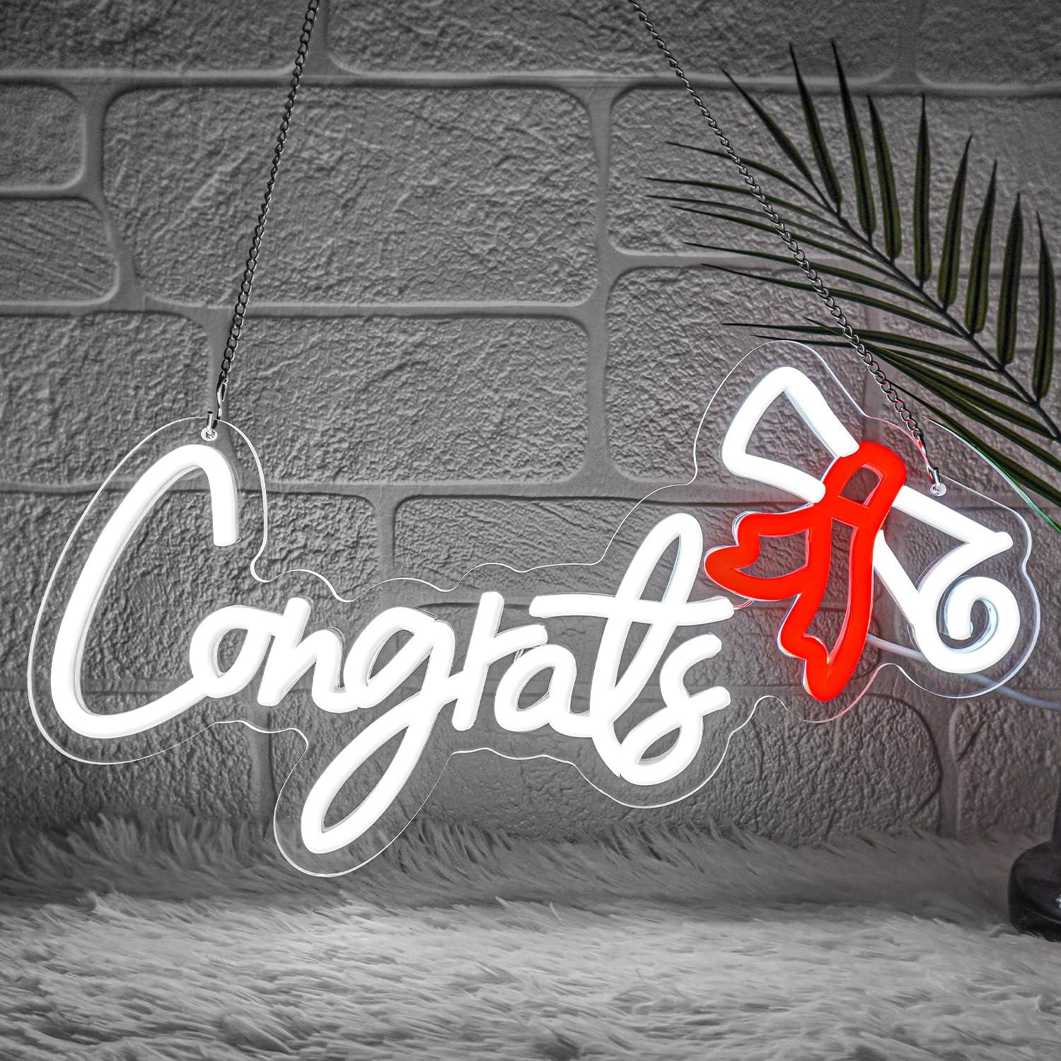 Selamat Wisuda Lampu Neon LED  - Led Lighting Wall Decor ulasan dan harga