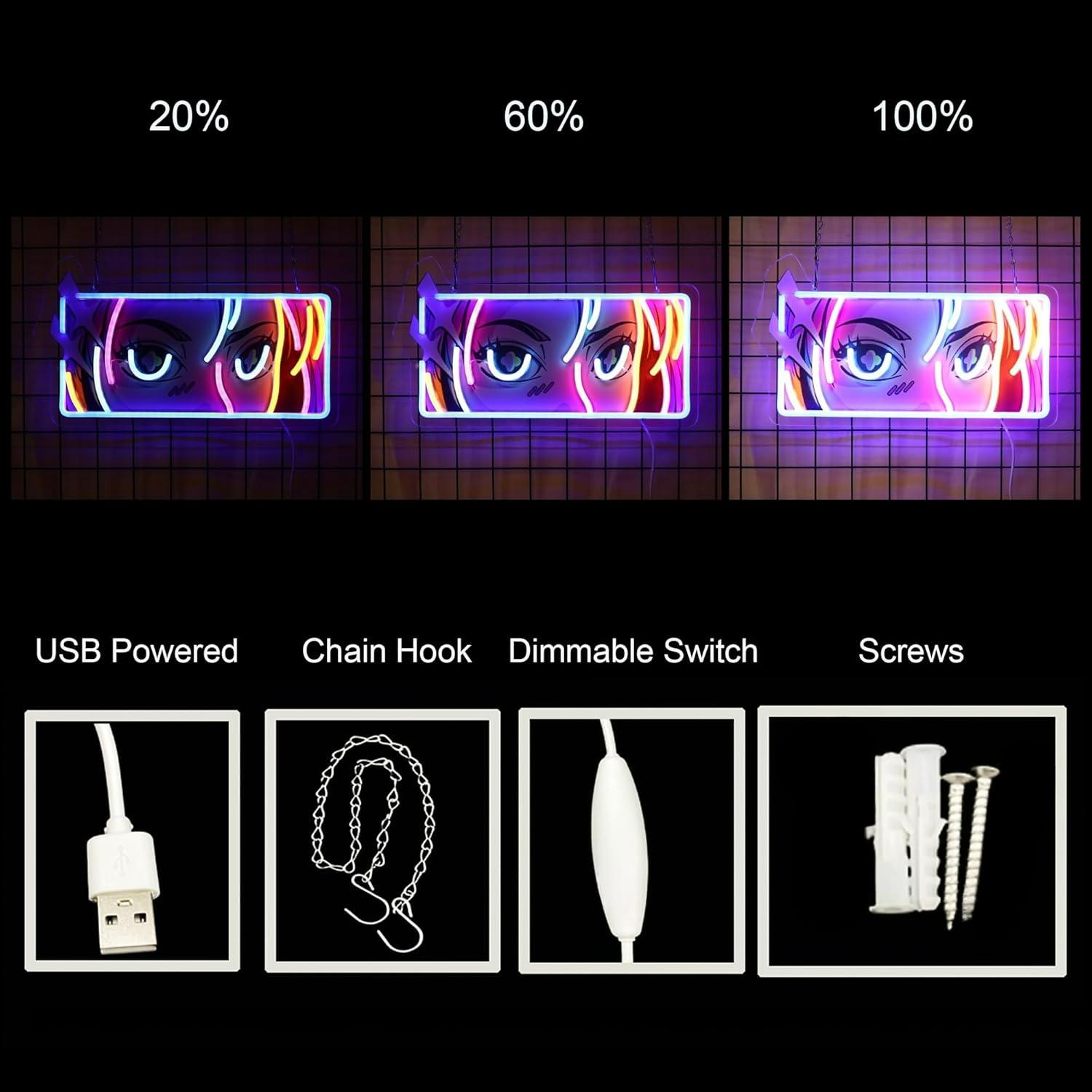 Lampu LED Neon Sign USB Dimmab - Led Lighting Wall Decor ulasan dan harga