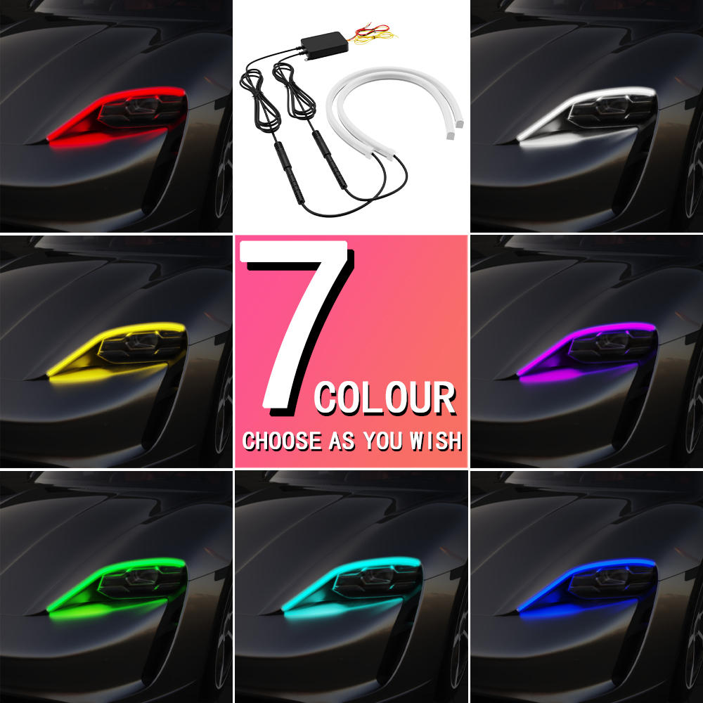 2PCS Lampu LED DRL Mobil 30/45 - Lighting Bolt Decor ulasan dan harga