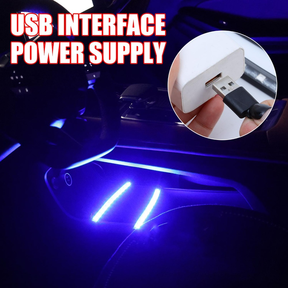 Lampu Strip LED Mobil USB Lamp - Lighting Bolt Decor ulasan dan harga