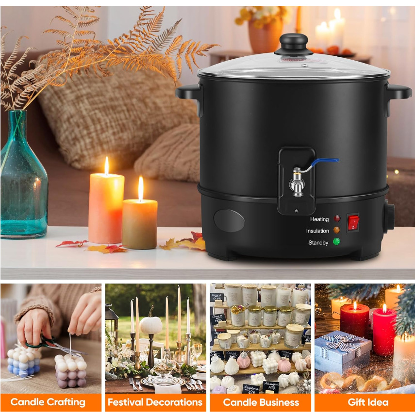 Mesin Peleleh Lilin Parafin 6L - Wax Melter Electric ulasan dan harga