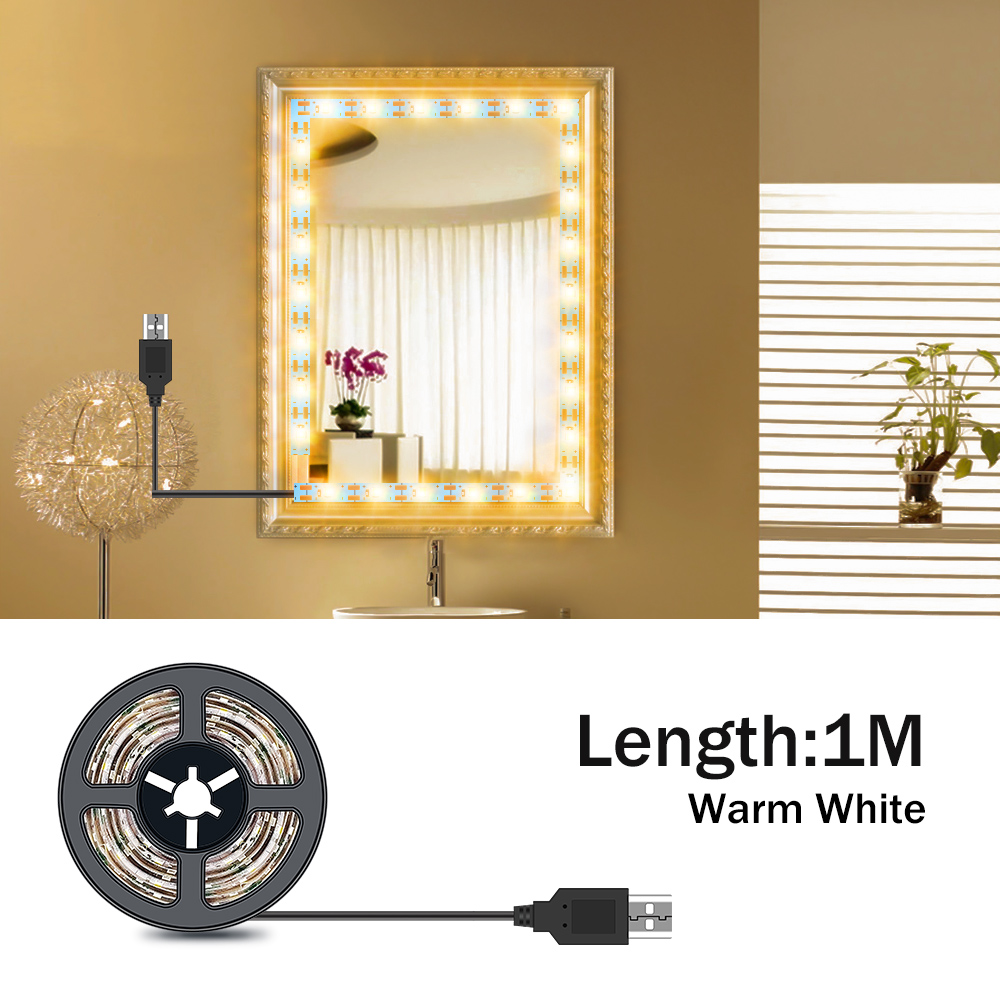 DC5V Strip lampu cermin rias L - Lighting Bolt Decor ulasan dan harga