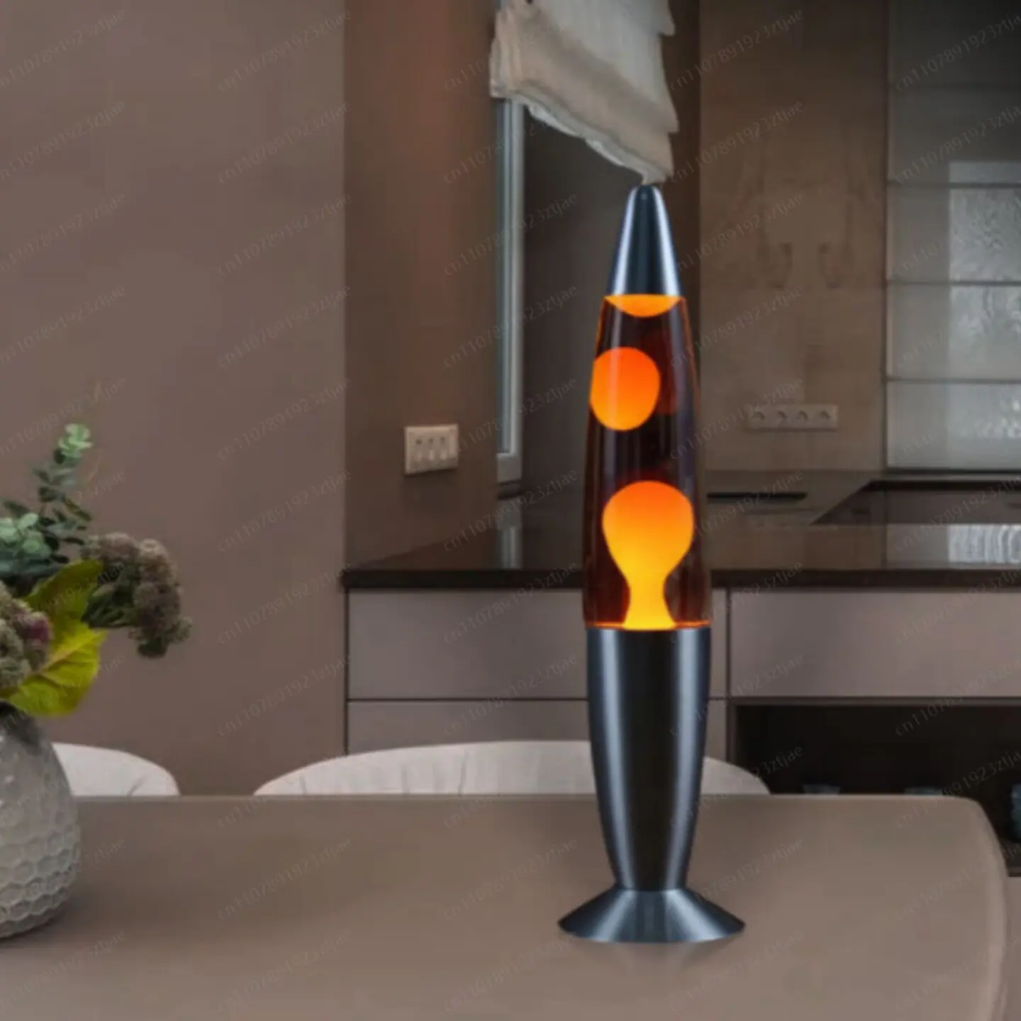 Lampu meja ubur-ubur planktoni - Lava Lamp Desktop ulasan dan harga