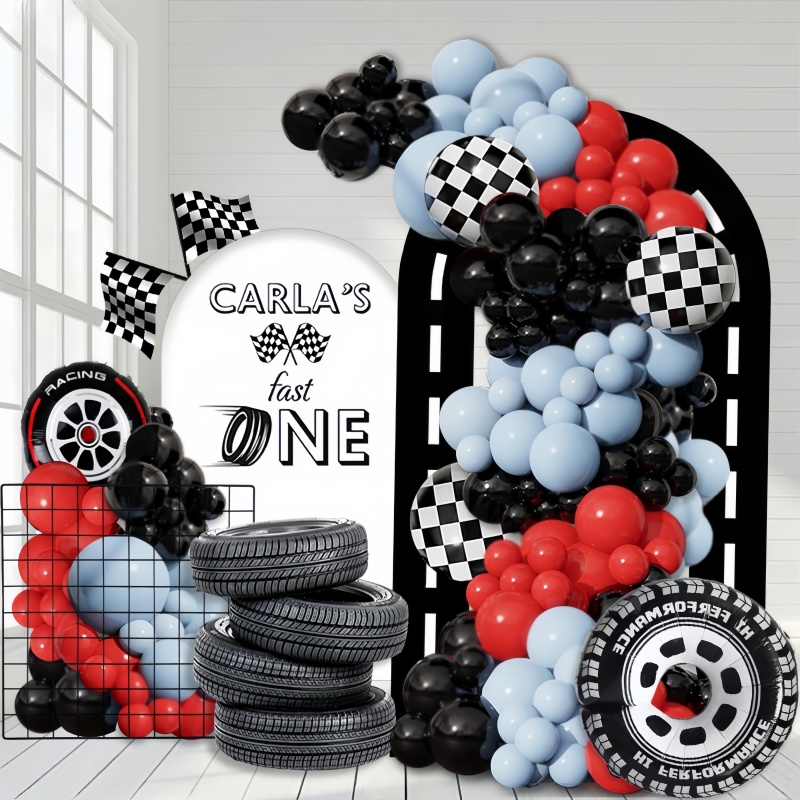 Set Balon Ulang Tahun Bertema  - Lighting Mcqueen Decor ulasan dan harga