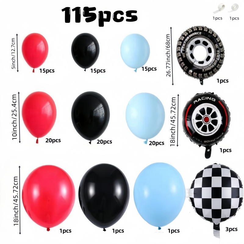 Set Balon Ulang Tahun Bertema  - Lighting Mcqueen Decor ulasan dan harga