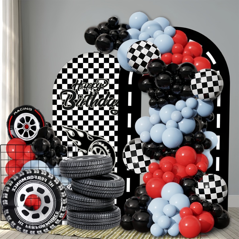 Set Balon Ulang Tahun Bertema  - Lighting Mcqueen Decor ulasan dan harga