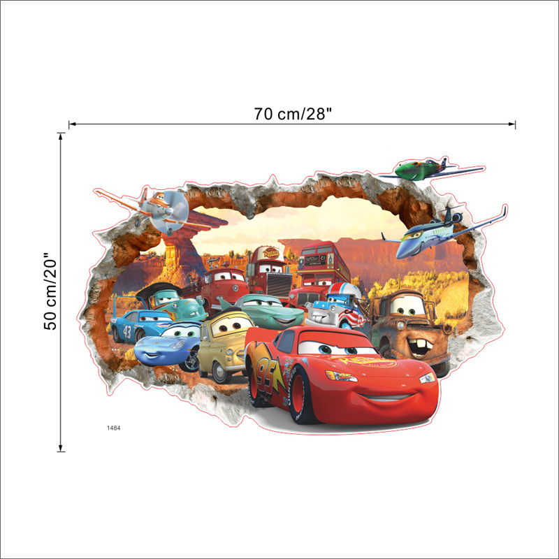 Stiker Dinding Film Cars 3 Sti - Lighting Mcqueen Decor ulasan dan harga