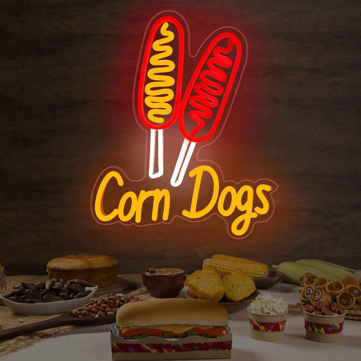 Lampu Neon LED Corn Dog USB ya - Led Lighting Wall Decor ulasan dan harga